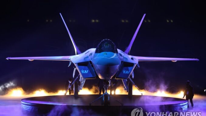النموذج الأولي لمقاتلة KF-X الكورية الجنوبية (وكالة يونهاب) مقاتلة KF-X