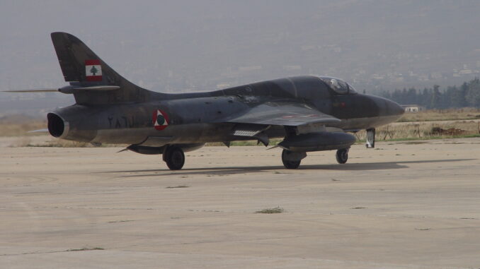مقاتلة Hawker Hunter اللبنانية مقاتلة Hawker Hunter اللبنانية