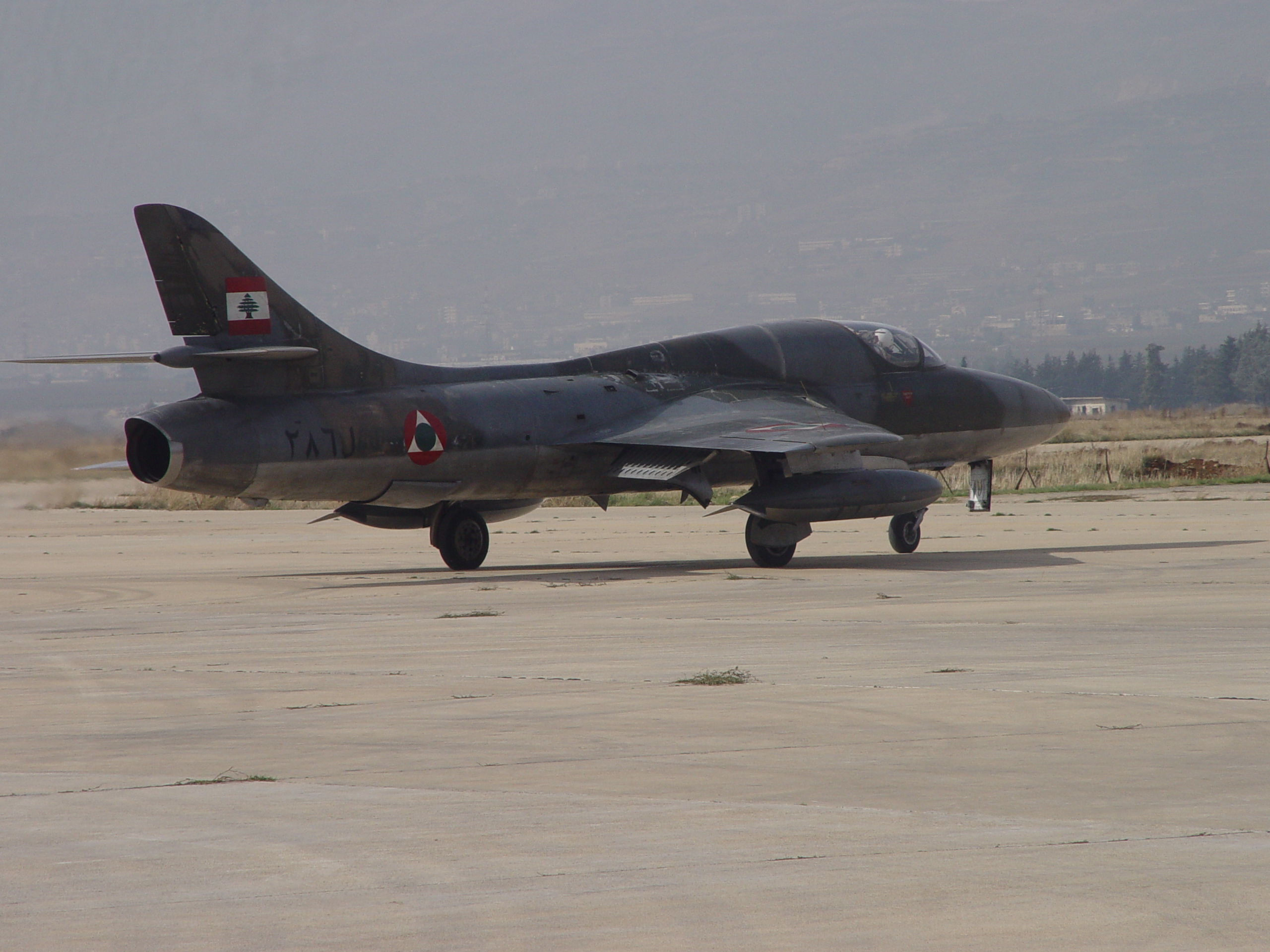 مقاتلة Hawker Hunter اللبنانية