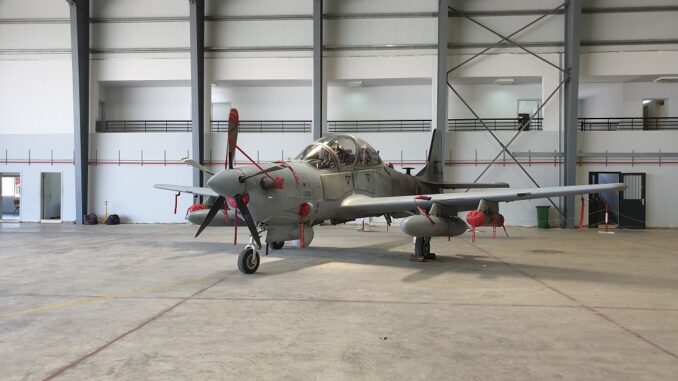 طائرة سوبر توكانو A-29 تابعة للقوات الجوية اللبنانية (الأمن والدفاع العربي- صورة خاصة) طائرة سوبر توكانو A-29 تابعة للقوات الجوية اللبنانية