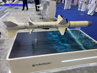 صواريخ روكيتسان المجنحة خلال معرض DIMDEX 2022 في قطر