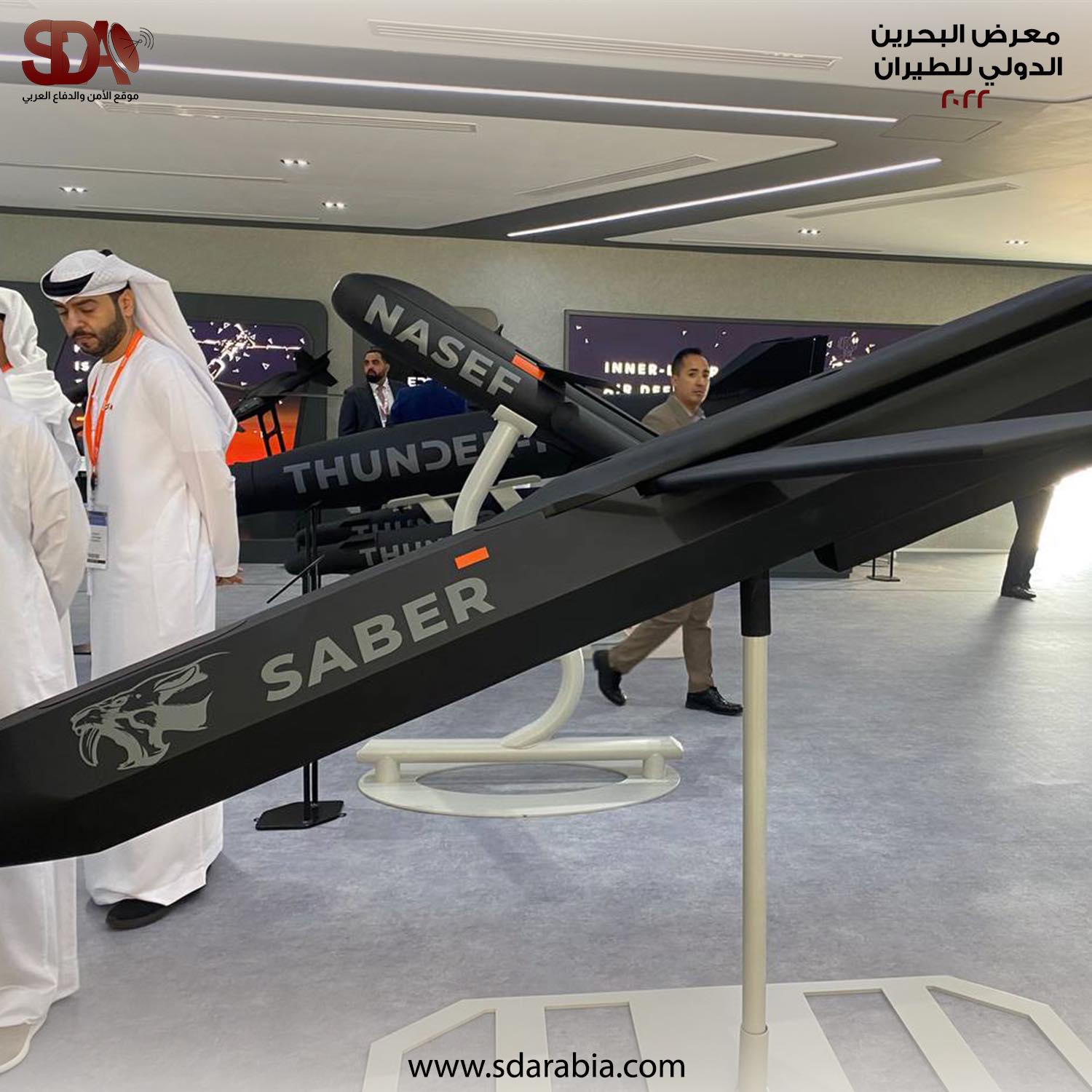 صاروخ Saber عرضته مجموعة إيدج في معرض البحرين الدولي للطيران