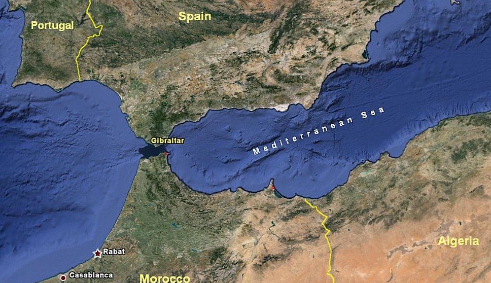الحدود البحرية بين المغرب وإسبانيا