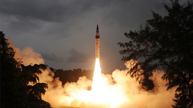 اختبار صاروخ هندي