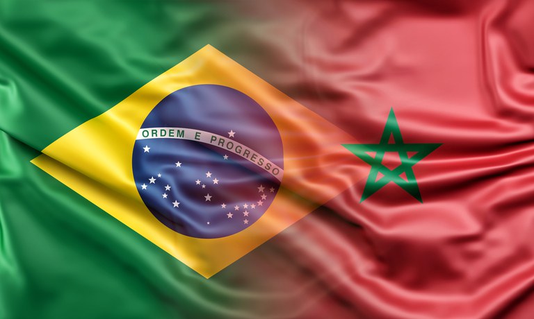 علما البرازيل والمغرب