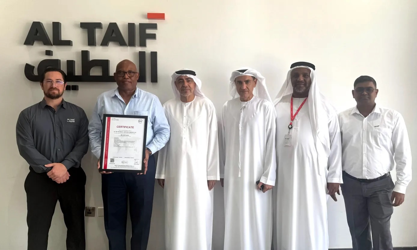 مجموعة “ايدج” تحصل على شهادة الامتثال لمعيار ISO 10015 لمدرسة الطيف للتدريب المهني